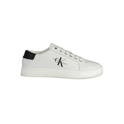 Calvin Klein White Recycled Polyester Men Men's Sneaker