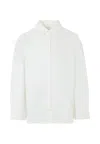 Calvin Klein Long-sleeve Button-down Shirt In White