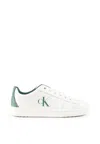Calvin Klein White Sneakers For Kids With Logo