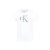Calvin Klein Logo-print T-shirt In White