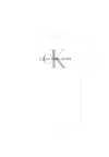 Calvin Klein White T-shirt For Kids With Logo In White