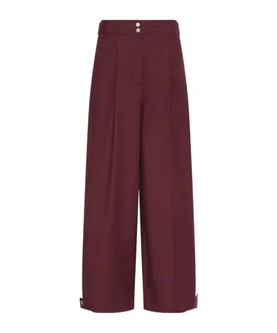 CALVIN KLEIN WIDE-LEG CASUAL PANTS