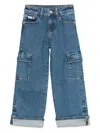 Calvin Klein Wide-leg Jeans In 蓝色