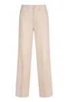 Calvin Klein Wide-leg Jeans In Beige