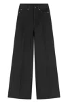 Calvin Klein Wide-leg Jeans In Black
