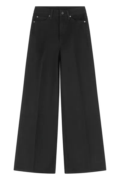 Calvin Klein Wide-leg Jeans In Black