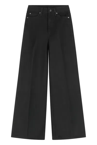 Calvin Klein Wide-leg Jeans In Black