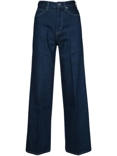 Calvin Klein Wide-leg Jeans In Blue