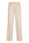 Calvin Klein Wide-leg Jeans In Ecru