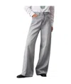 Calvin Klein Wide-leg Jeans In Gray