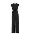 Calvin Klein Wide-leg Knit Jumpsuit In Black