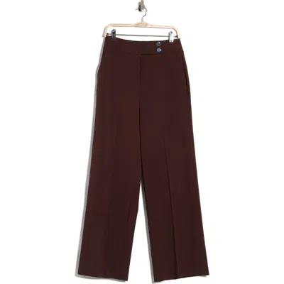 Calvin Klein Wide Leg Pants In Brown