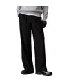 Calvin Klein Rased Line Logo Sweatshirt In Black