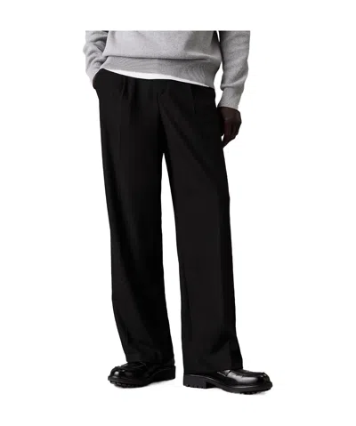 Calvin Klein Rased Line Logo Sweatshirt In Nero