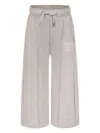 Calvin Klein Drawstring Casual Pants In Neutrals