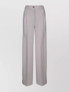 CALVIN KLEIN WIDE LEG TROUSERS WITH BELT LOOPS AND BACK WELT POCKETS