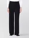 Calvin Klein Wide-leg Trousers With High Waist In Black