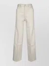 Calvin Klein Wide Linen Trousers Pockets