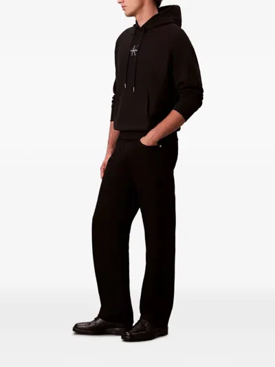 Calvin Klein Wide-leg Jeans In Brown