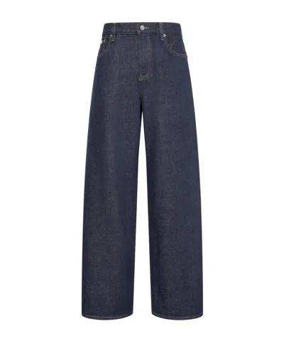 Calvin Klein Wide-leg Jeans In Blue