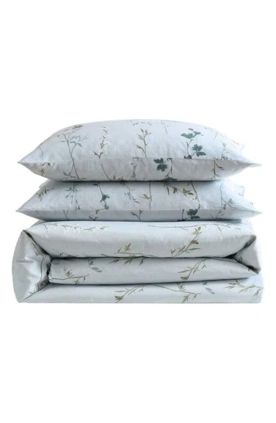 Calvin Klein Wildflower 300 Thread Count Cotton Comforter & Shams Set In White