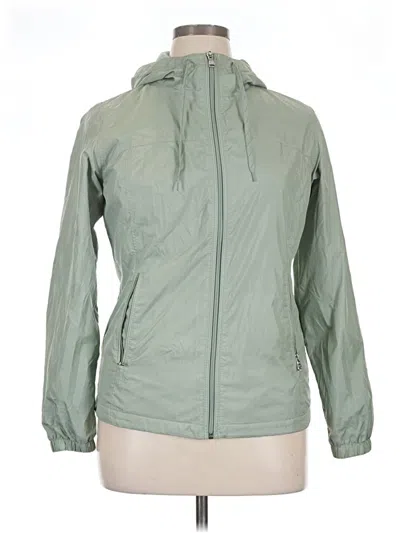 Pre-owned Calvin Klein Windbreaker Jacket In Green