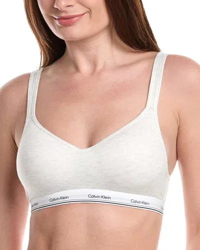 Calvin Klein Wire Free Bra In Neutral