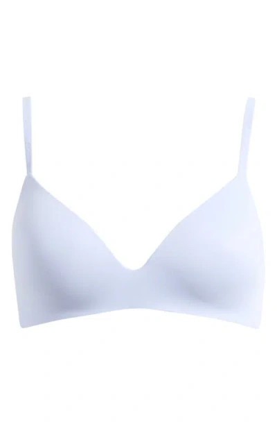 Calvin Klein Wireless T-shirt Bra In Blue