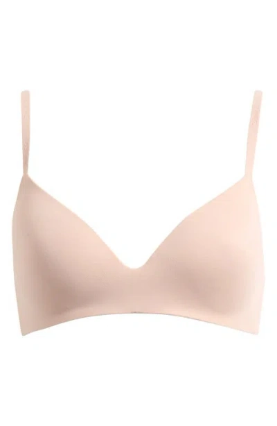 Calvin Klein Wireless T-shirt Bra In Neutral
