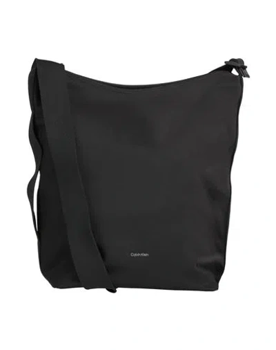 Calvin Klein Woman Cross-body Bag Black Size - Textile Fibers