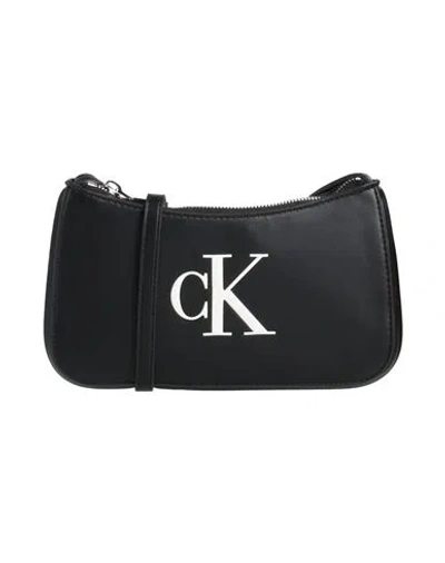 Calvin Klein Woman Cross-body Bag Black Size - Polyurethane
