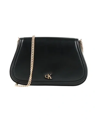 Calvin Klein Woman Cross-body Bag Black Size - Recycled Polyester, Polyurethane
