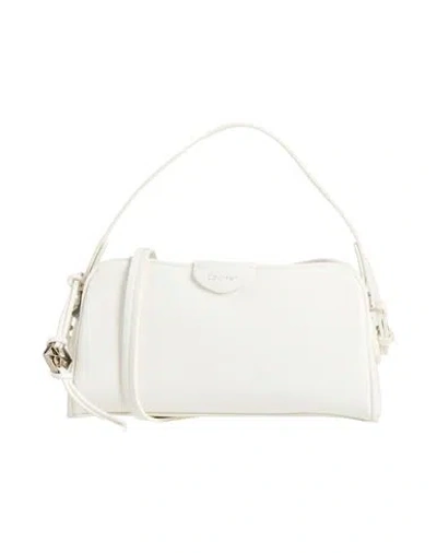 Calvin Klein Woman Handbag White Size - Polyurethane