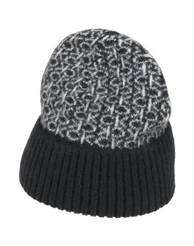 Calvin Klein Woman Hat Black Size Onesize Alpaca Wool, Polyamide, Wool, Elastane