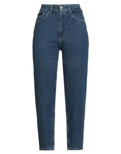 Calvin Klein Woman Jeans Blue Size 30 Cotton, Lyocell, Elastane