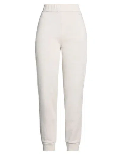 Calvin Klein Woman Pants Grey Size M Cotton, Polyester In Gray