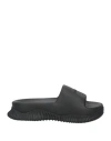 Calvin Klein Woman Sandals Black Size 10 Rubber In Black