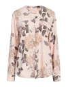 Calvin Klein Woman Shirt Blush Size M Polyester In Multi
