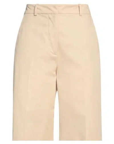Calvin Klein Woman Shorts & Bermuda Shorts Beige Size 8 Cotton