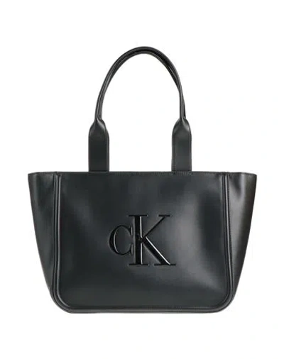 Calvin Klein Woman Shoulder Bag Black Size - Polyurethane