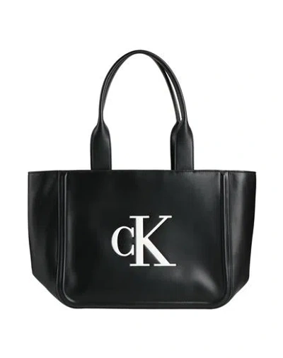 Calvin Klein Woman Shoulder Bag Black Size - Polyurethane