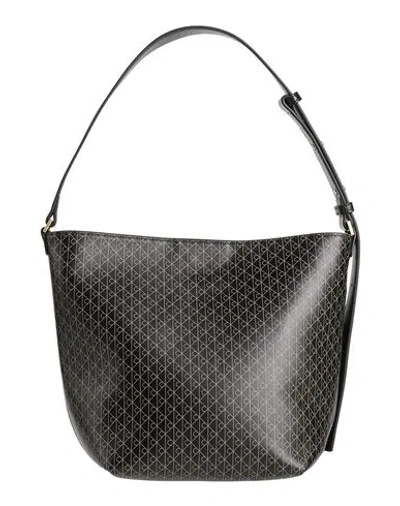 Calvin Klein Woman Shoulder Bag Black Size - Recycled Polyester, Polyurethane