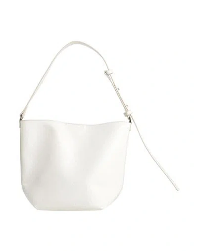 Calvin Klein Woman Shoulder Bag Cream Size - Recycled Polyester, Polyurethane In White