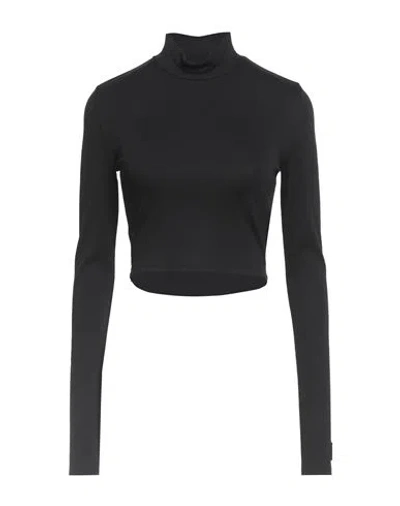 Calvin Klein Woman Sweater Black Size M Polyamide, Elastane