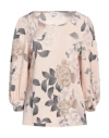 Calvin Klein Woman Top Blush Size L Polyester, Elastane In Pink