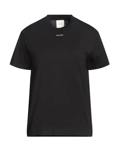 Calvin Klein Woman T-shirt Black Size M Cotton