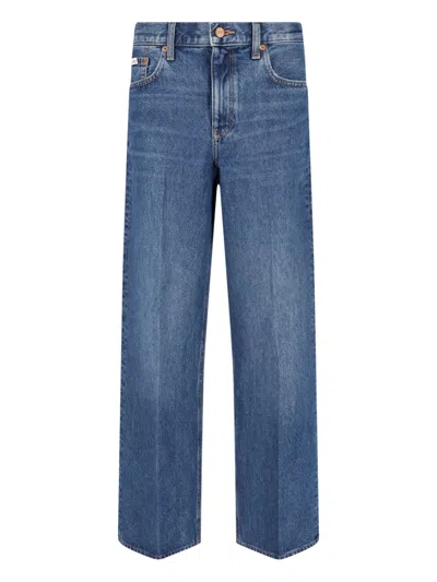 Calvin Klein Women's 100% Cotton Jeans In Blue