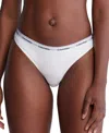 Calvin Klein Women's Legacy Bikini Bottom In Black,white,grey Heather