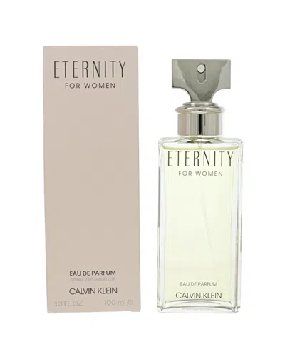 Calvin Klein Women's 3.3oz Eternity Edp Spray In Transparent