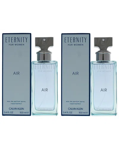 Calvin Klein Women's 3.4oz Eternity Air - Pack Of 2 In White
